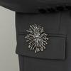 Irregular Sun Goddess Brooch Gold Color Lapel Pin Waist Cinching Fixed Pin  Banquet Party