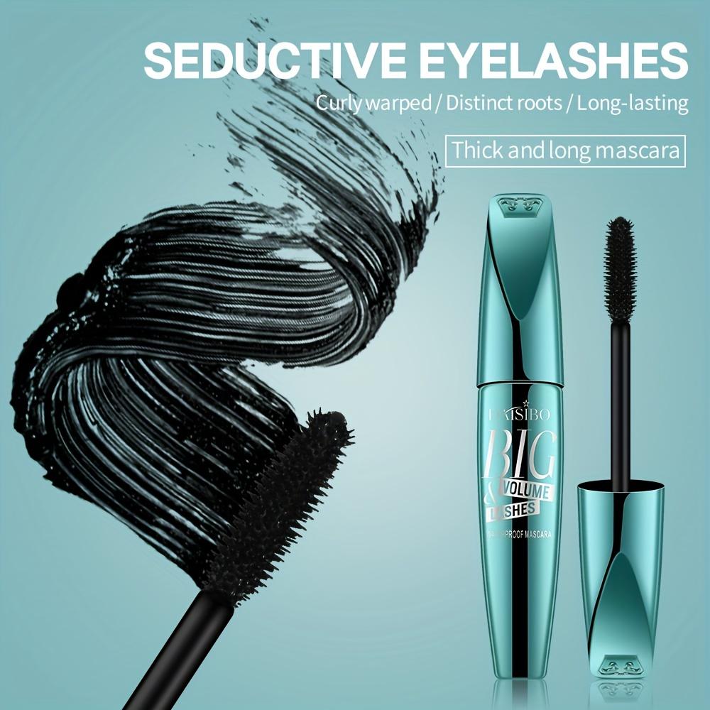 10ml Volumizing Mascara, Volumizing and Lengthening, Long Lasting Smudge Proof, Thick Curly Eyelash Maker, Black Eye Makeup for Women