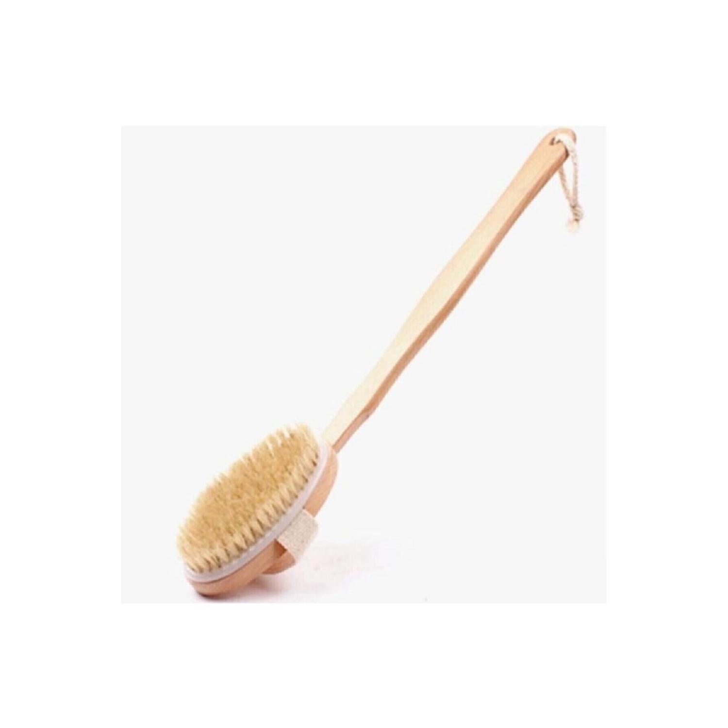 

Shower Brush Natural Horsehair Anti-cellulite Back Cleaning