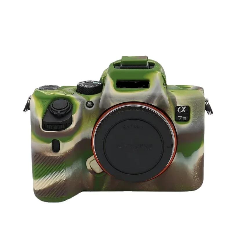 Husa de protectie pentru corp din cauciuc siliconic moale pentru camera Sony A7 III A7RIII A7III A7M3 A7R3 Geanta pentru camera