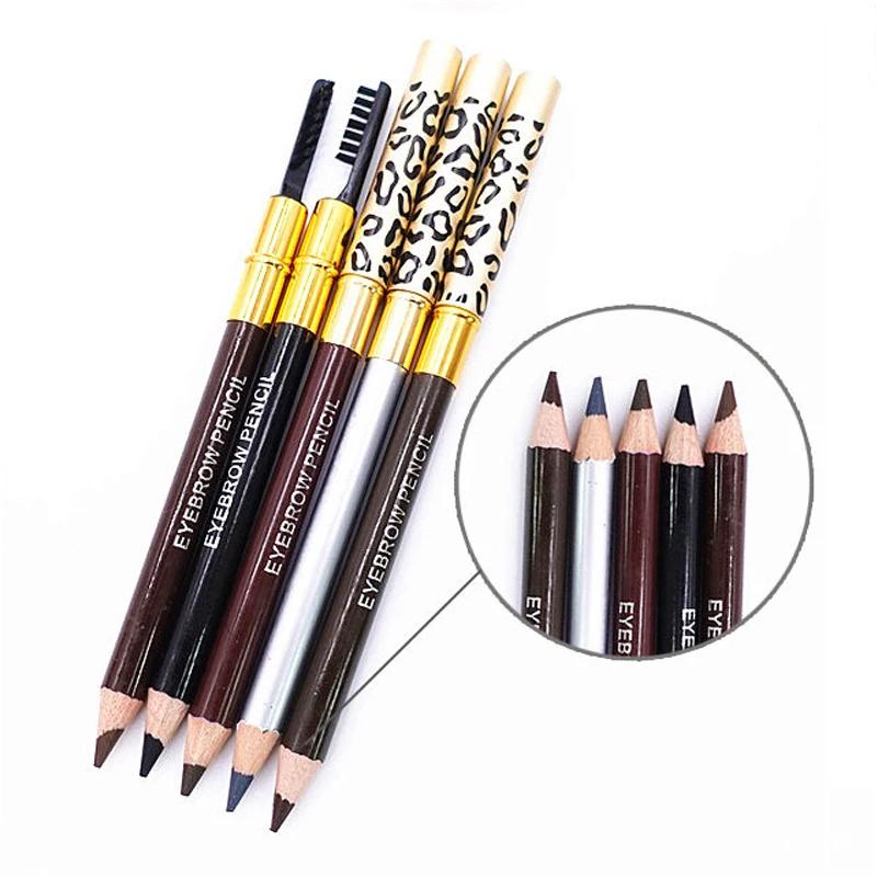 Eyebrow Pencil Cosmetics Makeup Tint Natural Long Lasting Paint Tattoo Eye Brow Waterproof Black Brown Eye Shadows Beauty Tool