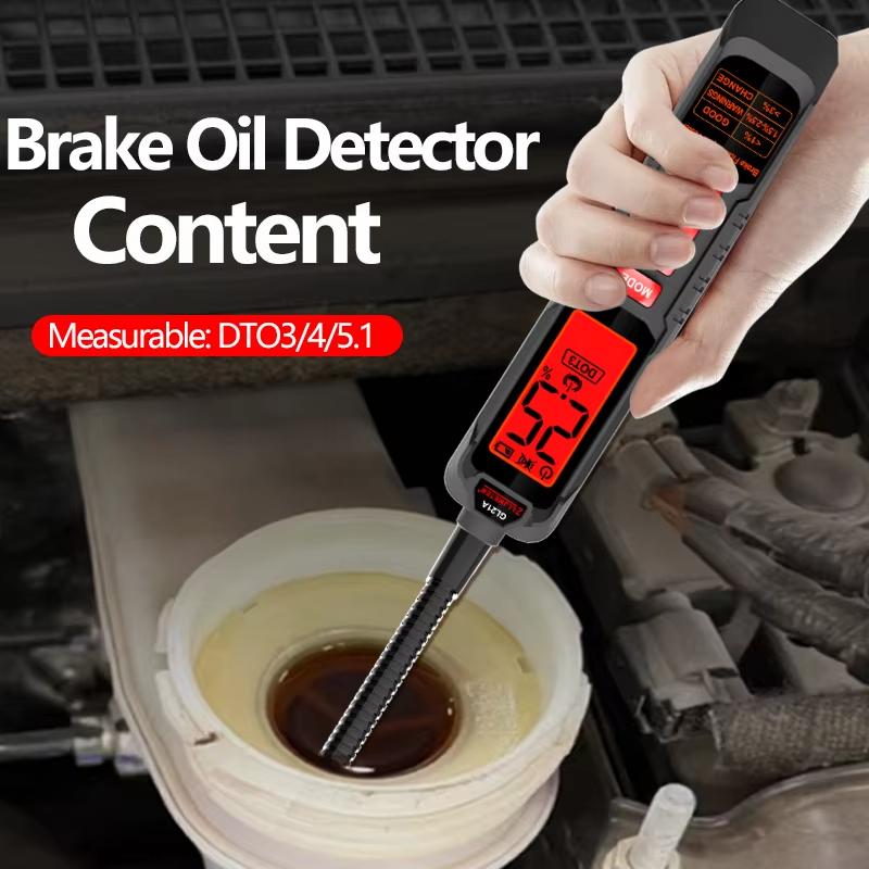 Auto Car Brake Fluid Liquid Tester Pen With 5 LED Car Auto Vehicle Tools Diagnostic Tools Mini Brake Fluid Tester For DOT3/DOT4