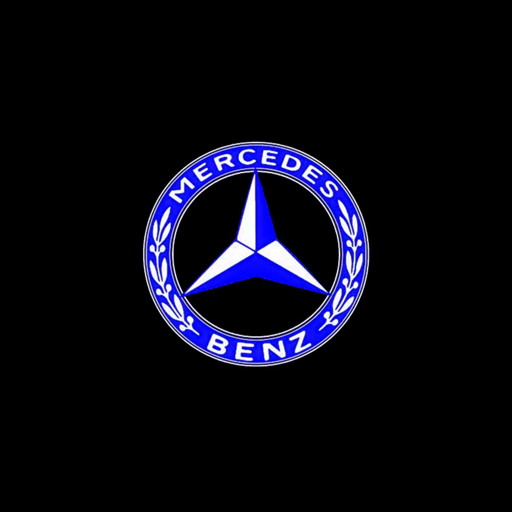 

Hot Car Sticker 4pcs LED HD Car Door Welcome Lights for Mercedes Benz C260 C300 W204 2010-2014 C Class C200 W204 2008-2011 C280 4pcs