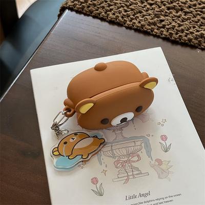 Cute Bear Earphone Case for AirPods Pro 2 Charging Cover Silicone Wireless Headphone Earbuds Cover for Air Pods 3 2 1 Funda