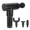 Electric Fascia Massage Gun Body Muscle Relaxation Fitness Equipment Massager 110‑240V BlackAU Plug