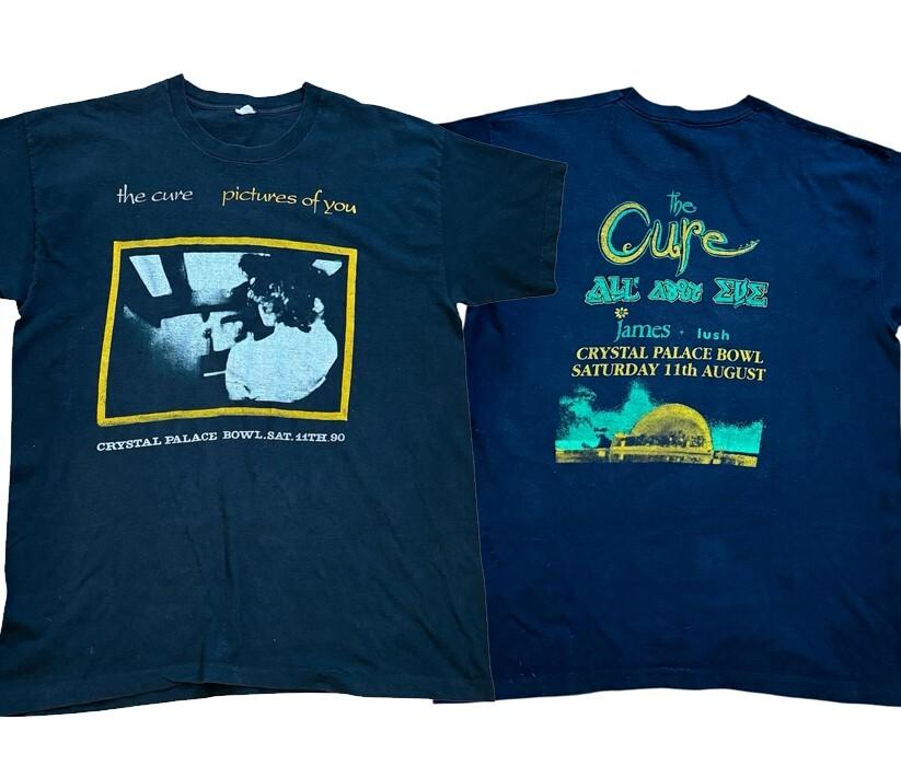 1990 The Cure 2 side black Unisex T shirt Men Women S-5XL Unisex T-Shirt XXL