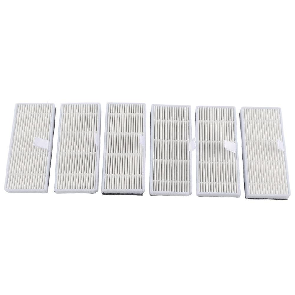 6PCS Pull Tab Vacuum Cleaner Filter Robot Vacuum Filter for Lydsto R1 R1A S1 R1Pro Bedroom Cleaning