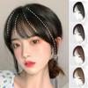 Seamless Natural Wig Fluffy Women Wig Hair Female Hand-woven Bangs Wig for Girl