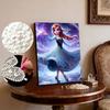 Starry Magic Anna New Pearl-Inlaid Frameless Art | Handmade Pearl Craft, Starry Magic Theme, for Frozen Chic Home Decor & Birthday Gift Option