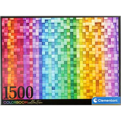 Korea Board Games Colorboom Collection Pixel Puzzle C31689, 1500 Pieces, Mixed Colors Jigsaw Puzzle, Childrens Games, Educational Toys