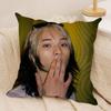 Rapper NNettspend Cushion Cover Soft Plush Fabric DoubleSided Printed Sofa Cushion Cover for All Seasons Home Decor Gift
