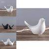 Modern Minimalist Ceramic Bird Decor With Abstract Design For Home And Gift Use