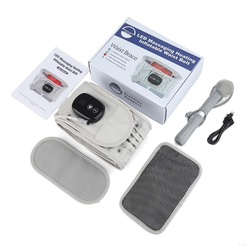 

KX4B Back Massager for Back Pain Electric Back Massager with Heat Cordless Inflatable China Mainland