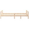 Solid Wood Bed Frame Without Mattress 90 X 190 Cm Pine