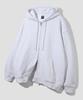Agod 2_Way Sweat Hooded Zip-Up [White Melange]