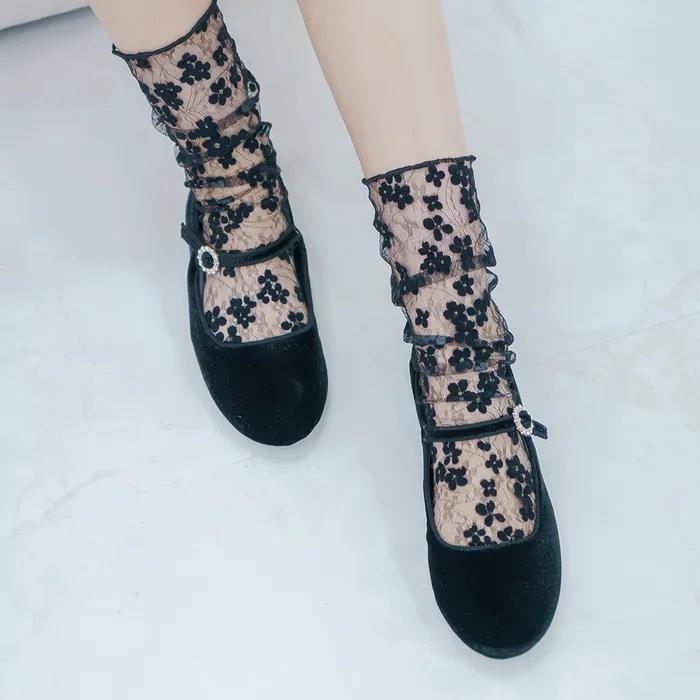 [Gift Wrapping] Flower Wave Socks 2 colors
