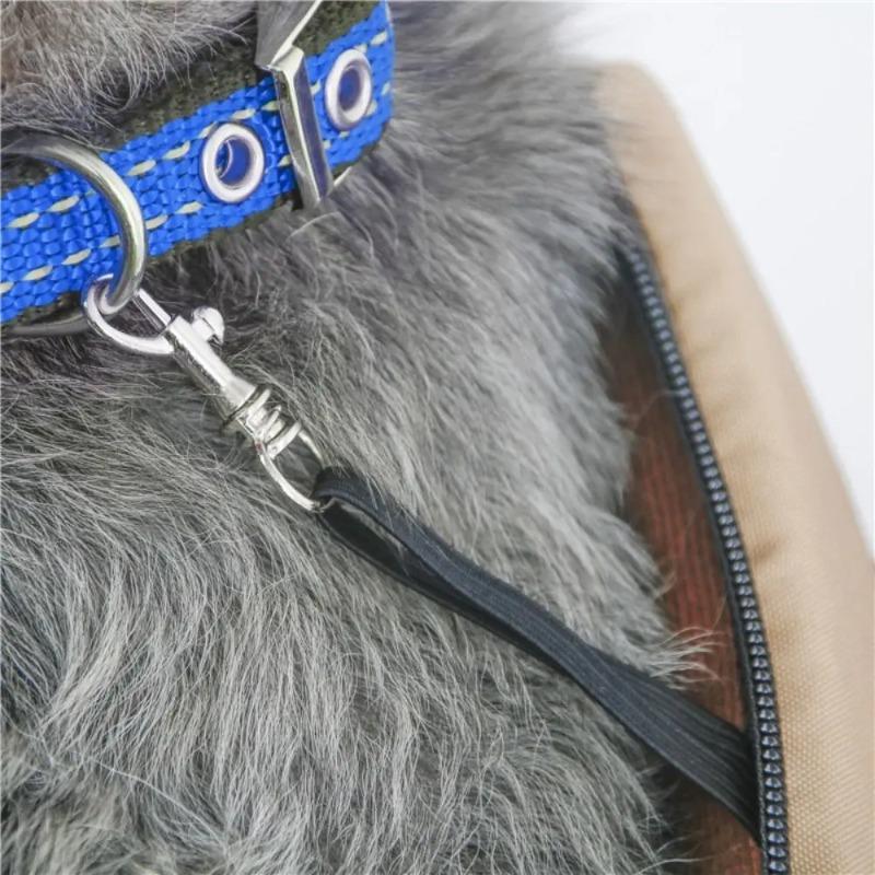 Skládací taška pro domácí mazlíčky se síťovinou - Lehká přenosná taška přes rameno pro malé psy a kočky Prodyšná kabelka pro venkovní cestování na jaře a v létě