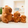 Cute Cartoon Animal Basketball Backpack Capybara Plush Toy Kawaii Stuffed Doll Home Decor Gifts For Kids