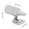 4PCS Car Detachable Ultrasonic Deer Snake Alert Sound Alarm Wind Power Animal Repeller Black