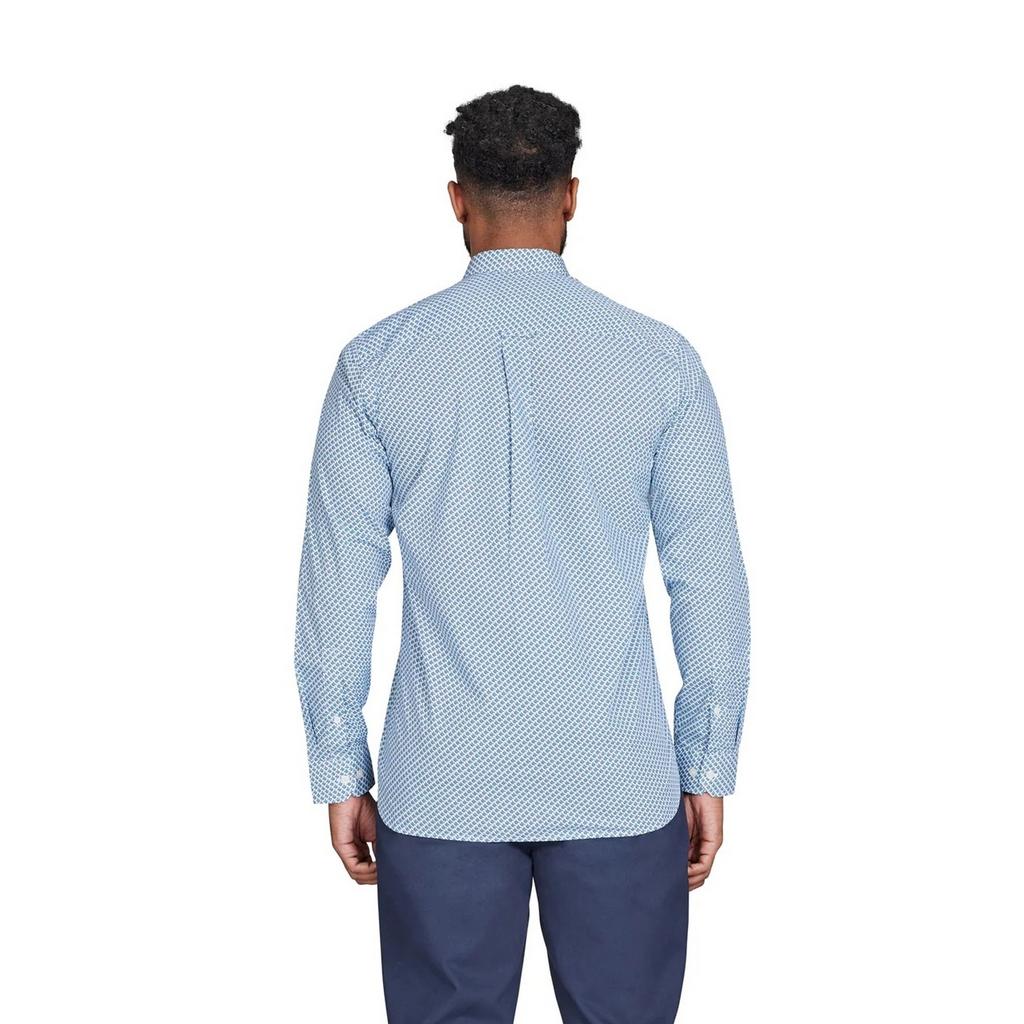 Raging Bull Mens Triangle Geometric Long-Sleeved Shirt