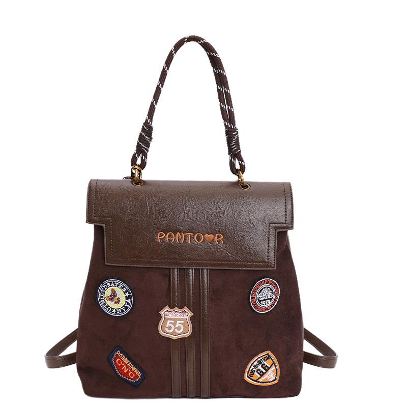 Tote bag women's 2025 new large-capacity commuter backpack Korean version school bag casual trend lightweight travel backpack