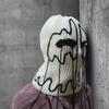 Hat New Handmade Knitted Line Hat Personalized Fashion Balaclava Hat