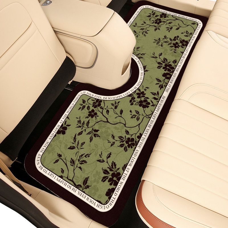 Tapetes de Chão para Carro com Fragrância Tingida a Tinta, Antiderrapantes e Absorventes de Água, Peça Única, Personalizáveis, Tapetes de Interior de Carro Semi-Fechados