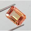 Fabulous Padparadscha Sapphire Ceylon Natural Emerald Cut 9-11 Ct Gemstone
