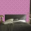 Geometric rhombus wallpaper purple, soft shapes 50x1000