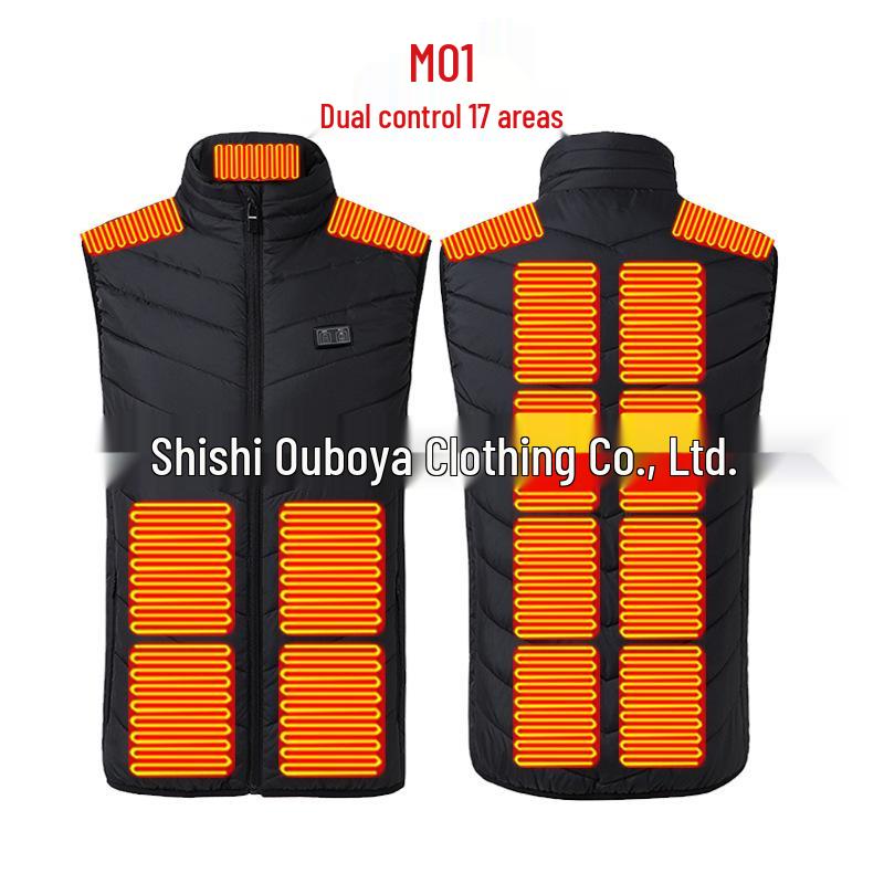 Unisex Heated Vest: Intelligent Temperature Control, Warmth-Retaining Winter Sleeveless Jacket