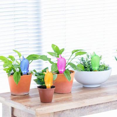 60 מ"ל השקיית צמחים טפטף עמיד יעיל צורת ציפור פרח מכשיר חלחול מים לגינה