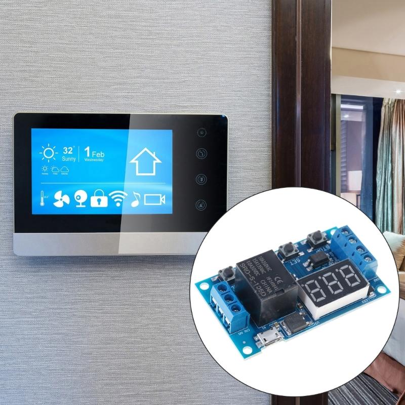 Multifunctional Timers Relays Board DC6-30V Digital Cycle Controller Industrial Automation Device