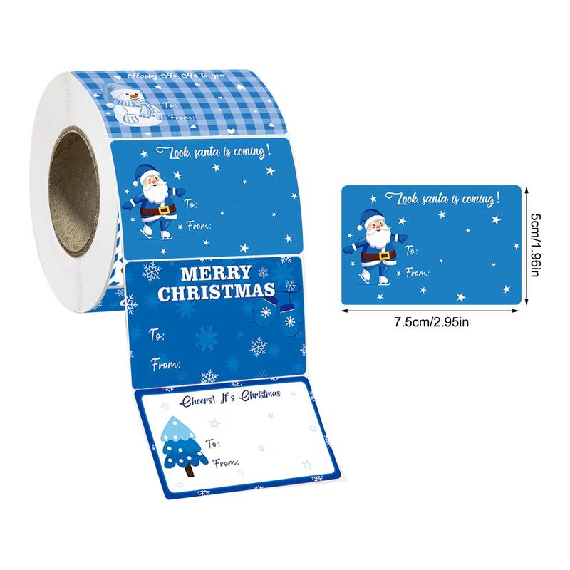 Christmas Stickers For Crafts 400-piece Merry Christmas Stickers For Scrapbooking Festive Decoration Labels For Crafts Envelope
