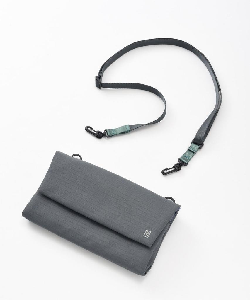 Millet Multi-Shoulder Bag, Small, Crossbody, with Detachable Pouch, Wallet, Travel, Water-Repellent, Men's and Women's, Hutte, Black, MLS939-BK