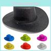 Jazz Style Cowboy Hat With Windproof Strap For Fashion Forward Individuals
