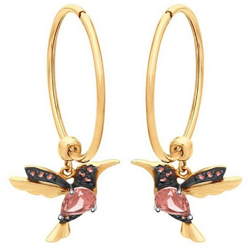 Popular Hummingbird Pendants Women's Accessories Earrings Long Tassels Fashion New Faces Thin Bird Ears