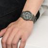 Q&Q Analog Solar Waterproof Watch with Urethane Strap Men's Khaki E08A-503VK
