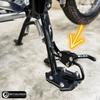Honda Hunter Cab CT125 Kick Support Side Stand Support / REVOLUTION SIDE KICK STAND For HONDA CT125 JA55 JA65 (Black)
