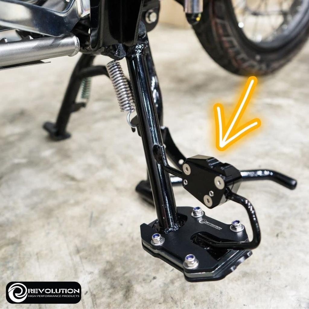 Honda Hunter Cab CT125 Kick Support Side Stand Support / REVOLUTION SIDE KICK STAND For HONDA CT125 JA55 JA65 (Red)