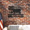 Metal Cow Wall Art US Flag Farmhouse Decor Barn Ranch Gift