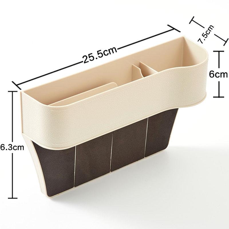 Car Seat Organizer Crevice Storage Box Car Organizer Gap Slit Filler Holder For Wallet Phone Slit Pocket Auto Car Accessories