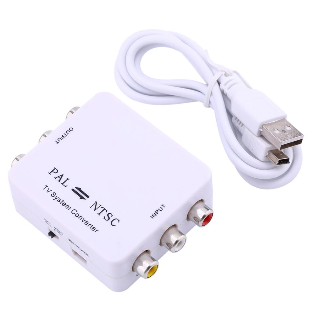 PAL NTSC SECAM zu NTSC PAL HD 1080P TV Video System Konverter Switcher Adapter
