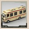 678PCS RV Model MOC Vehicle Custom Puzzle DIY Creative Assembly Building Blocks Toy Collection Display Gift