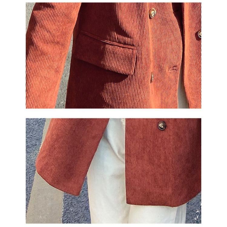 Vintage Loose Black Blazer for Women, Korean Style Casual Chic Jacket, Perfect for Spring and Autumn Streetwear