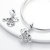 Charms Original 925 Sterling Silver Love Family Friendship Pendant Fit Bracelet DIY Beads Women Jewelry Gift Making Accessories