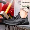Scarpe antinfortunistiche traspiranti anti-schiacciamento e anti-perforazione: Rete unisex resistente agli odori con suole morbide, resistenti all'usura e antiscivolo