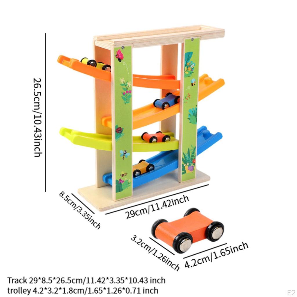 Car Ramp Toy Set Race Track Party Favors Educational Activity Slide Playset for