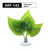 Reptile Habitat Artificial Climbing Leaf Plant Rest Bed for Fish Tank Lizard Snake Turtle Spawning Breeding Decor