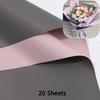 20 Sheets Double-Sided Colors Flower Wrapping Paper Waterproof Florist Bouquet Paper DIY Crafts 58 X 58cm(22.8x 22.8 Inch)
