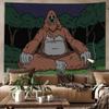 VIKAMA Leuke Bigfoot Monster Wandkleed Binnen Wanddecoratie Woonkamer En Slaapkamer Woondecoratie